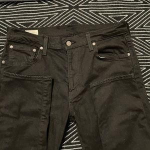 Levi’s Premium Slim Taper 512 Black Jeans 33 x 34